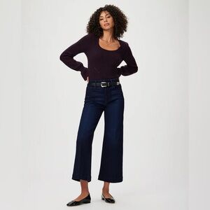 PAIGE Anessa Trouser Hem Size 28 in Sussex wash NWT